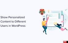 如何在 WordPress 中向不同用户显示个性化内容