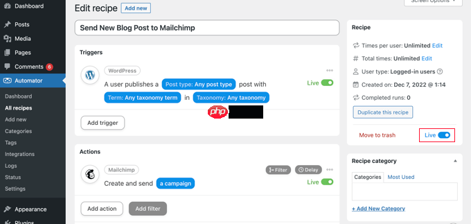 如何在 WordPress 中自动发送电子邮件