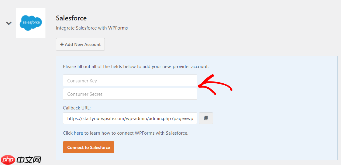 如何将 Salesforce 连接到您的 WordPress 表单