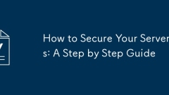 How to Secure Your Servers: A Step by Step Guide