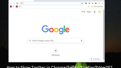 Wie zeige ich die Symbolleiste in Chrom/Safari/Firefox/Edge/IE?