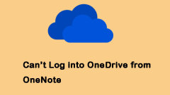 Sie k?nnen sich nicht von OneNote bei OneDrive anmelden? Hier sind Methoden!