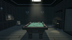 Putera Blue: Biliard Room Dart Panduan Teka -teki
