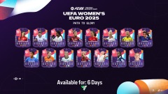 FC 25 Path To Glory tracker with all Women’s Euro 2025 cards