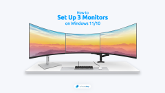 Comment configurer 3 moniteurs dans Windows 11/10
