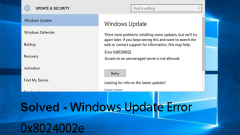 3 Solutions to Solve Windows Update Error 0x8024002e