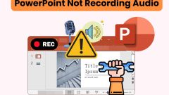 PowerPoint n'enregistre pas l'audio - comment réparer?