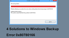 4 Windows ?? ?? ??? 0x80780166