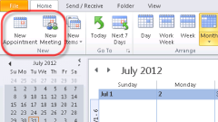 Cara membuat mesyuarat dan pelantikan di Microsoft Outlook