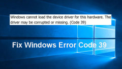 Bagaimana untuk memperbaiki kod ralat Windows 39? (Pelbagai penyelesaian)