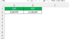CET to PST in Excel: Quick Time Zone Conversion