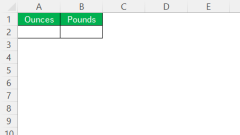 How to Convert 80 oz to lb in Excel
