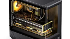Kes Jonsbo D200 M-ATX PC dengan kaca melengkung dan kos paparan temp digital di bawah $ 50