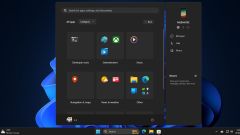 Reka bentuk menu permulaan Windows 11 '