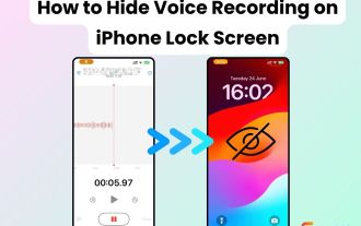 Comment masquer l'enregistrement vocal sur l'écran de verrouillage de l'iPhone | 4 façons testées