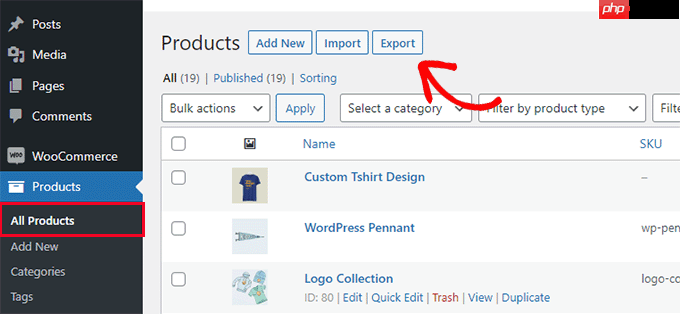 如何导入和导出带有图像的 WooCommerce 产品