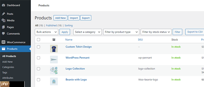 如何导入和导出带有图像的 WooCommerce 产品