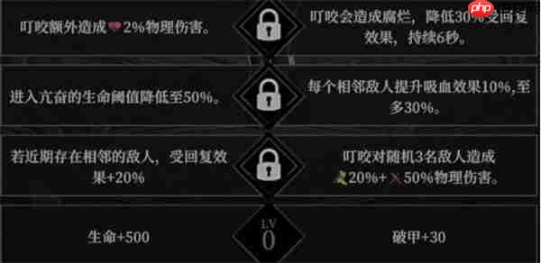 地下城堡4角色天赋选择指南