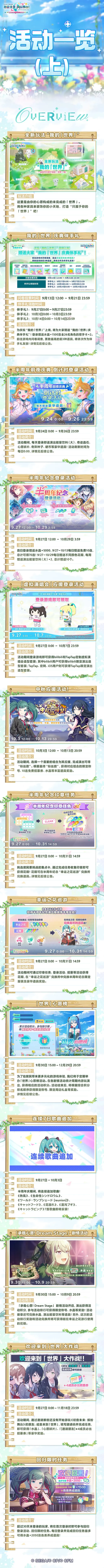 初音未来缤纷舞台半周年庆典活动内容一览