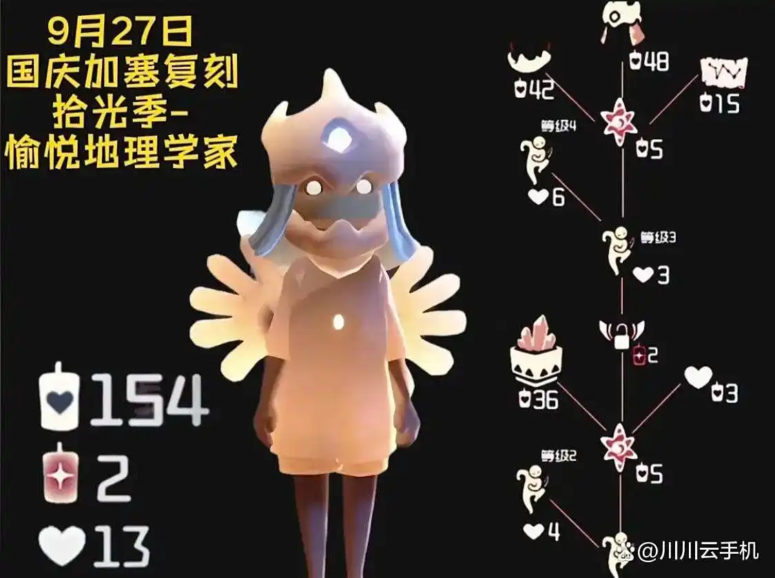 光遇9.27复刻先祖在哪?加塞复刻雀跃地质学家物品兑换图