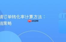 抖音店铺订单转化率计算方法:优化营销策略