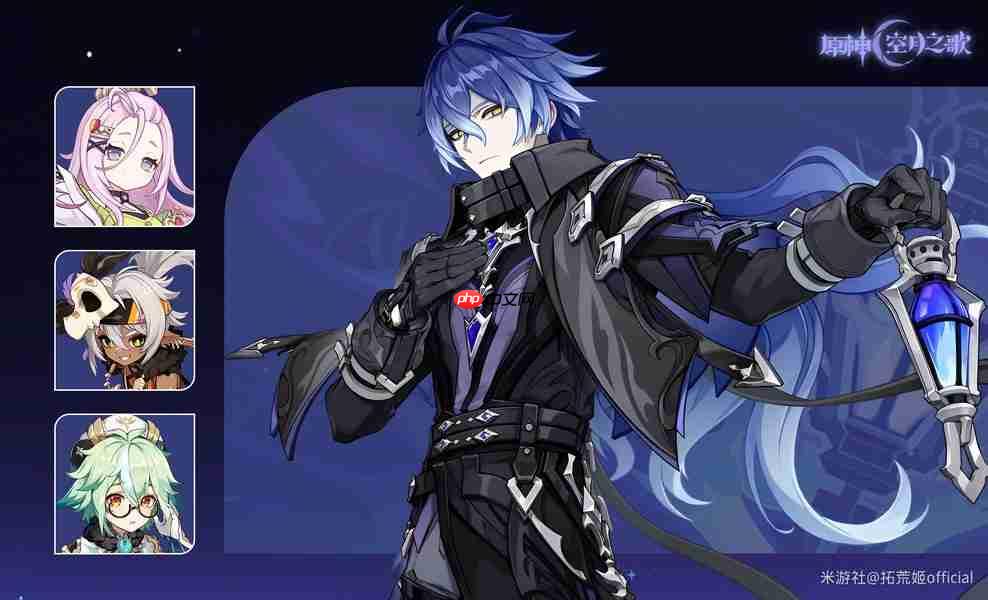 原神月之一版本月感电新战神菲林斯角色攻略