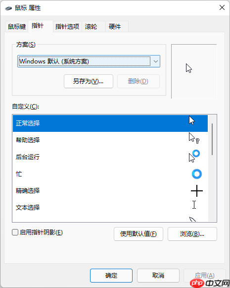 Win11鼠标指针在哪设置?Win11鼠标指针设置方法