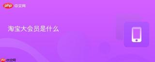 淘宝大会员是什么