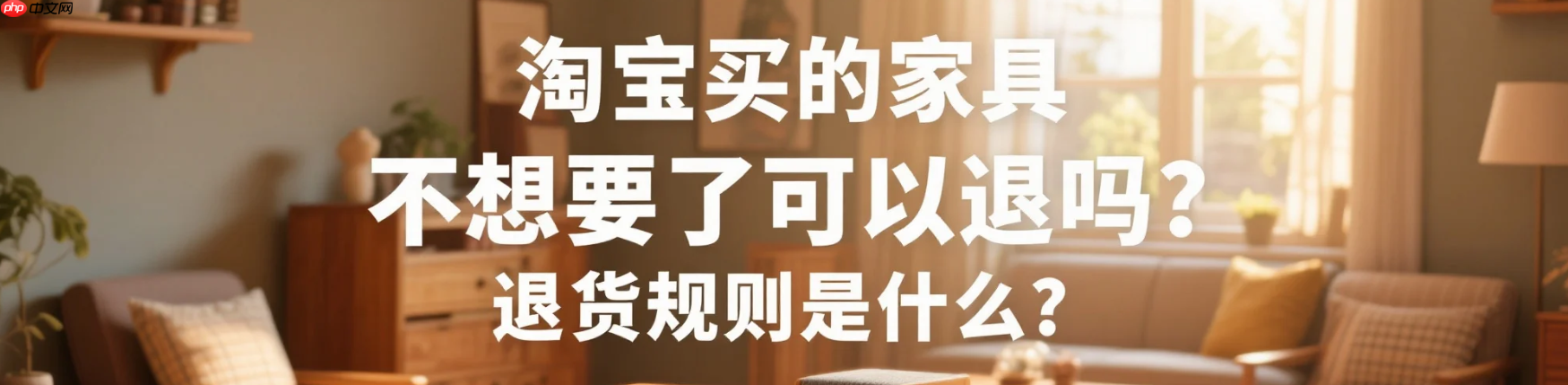 淘宝买的家具不想要了可以退吗?退货规则是什么?淘宝买的家具能退吗?淘宝家具退货新规!7天内无理由退+拒签秒退,这些坑千万别踩!