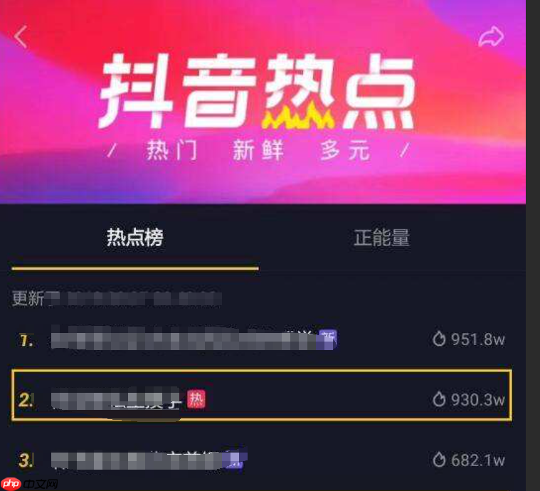 抖音如何查看今日最热视频榜？热歌榜在哪里找？2025最新教程
