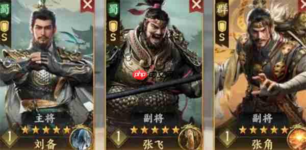 三国群英传策定九州阵容搭配推荐
