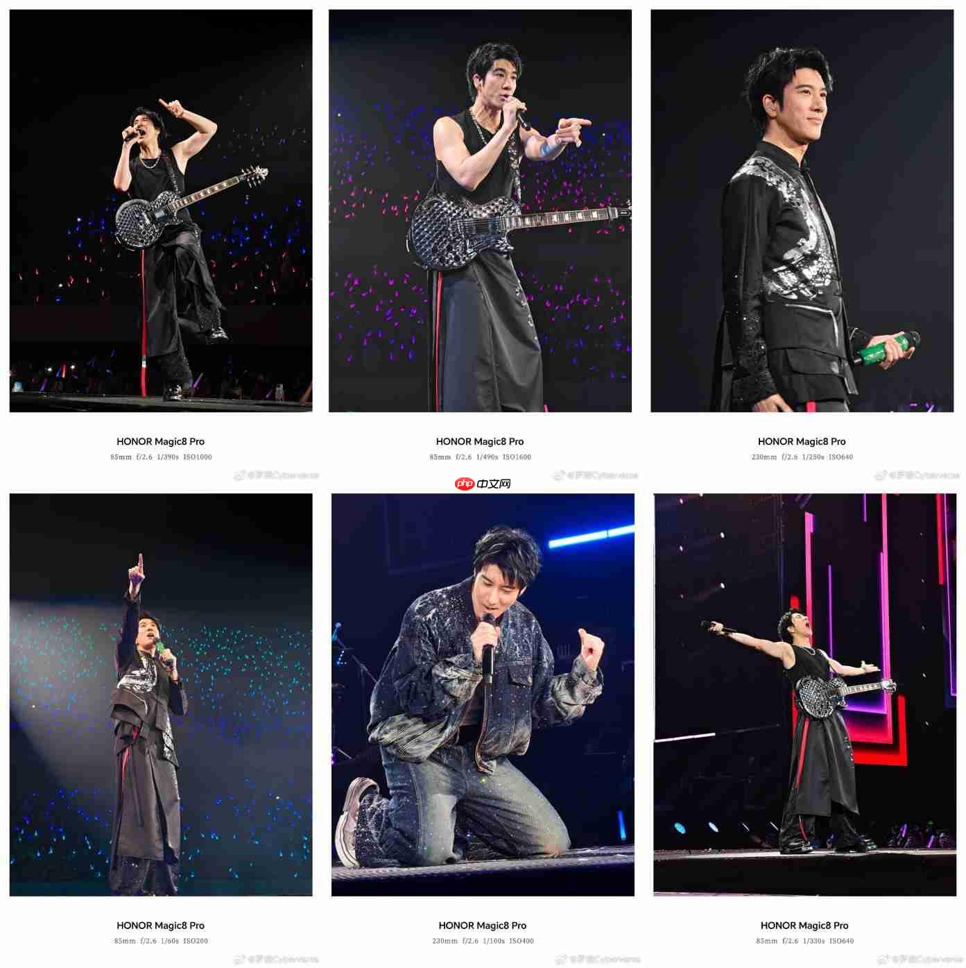 不需要增距镜!荣耀magic8 pro拍摄王力宏演唱会