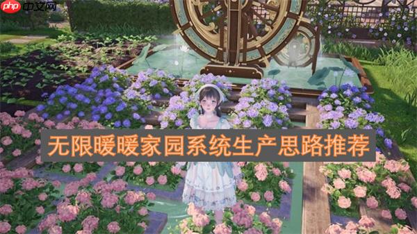 无限暖暖家园系统生产思路推荐