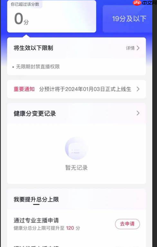 抖音健康分12扣完会封号吗？多久恢复一次？深度解析平台规则