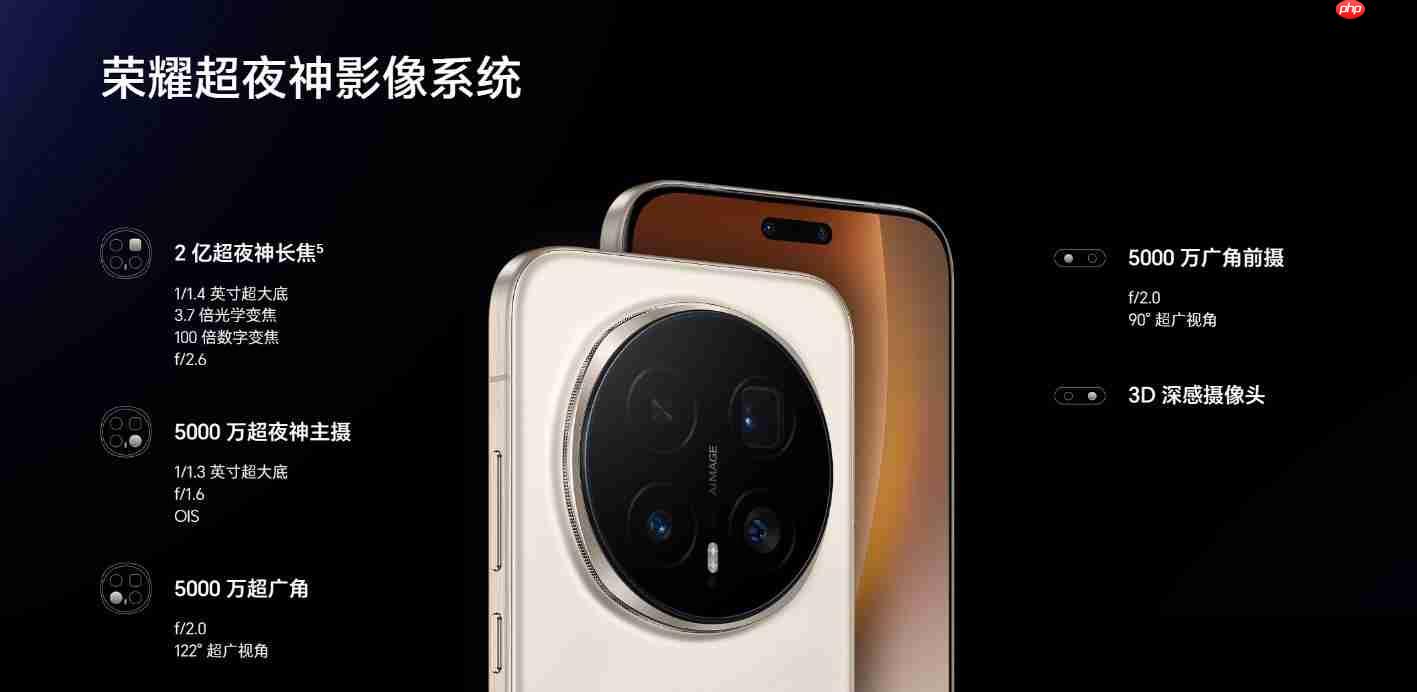 荣耀Magic 8系列正式发布:第五代骁龙8至尊版+MagicOS 10 4499起!