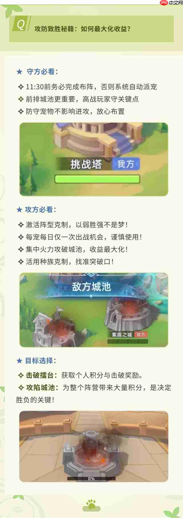 猎风传说宠物攻城战玩法指南