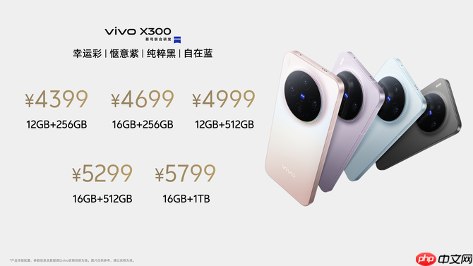 重构移动影像体验,vivo X300系列发布,售价4399元起