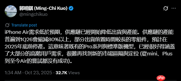 卢伟冰：“Air”确实非常小众