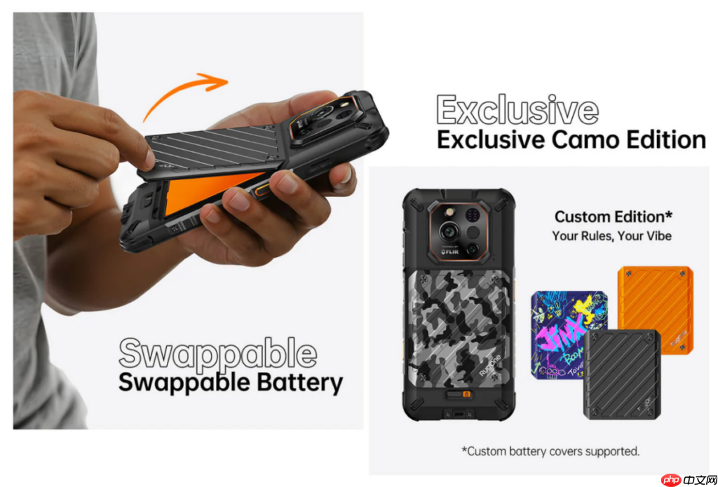 可换电的三防手机, RugOne Xever 7 系列正式登陆香港!