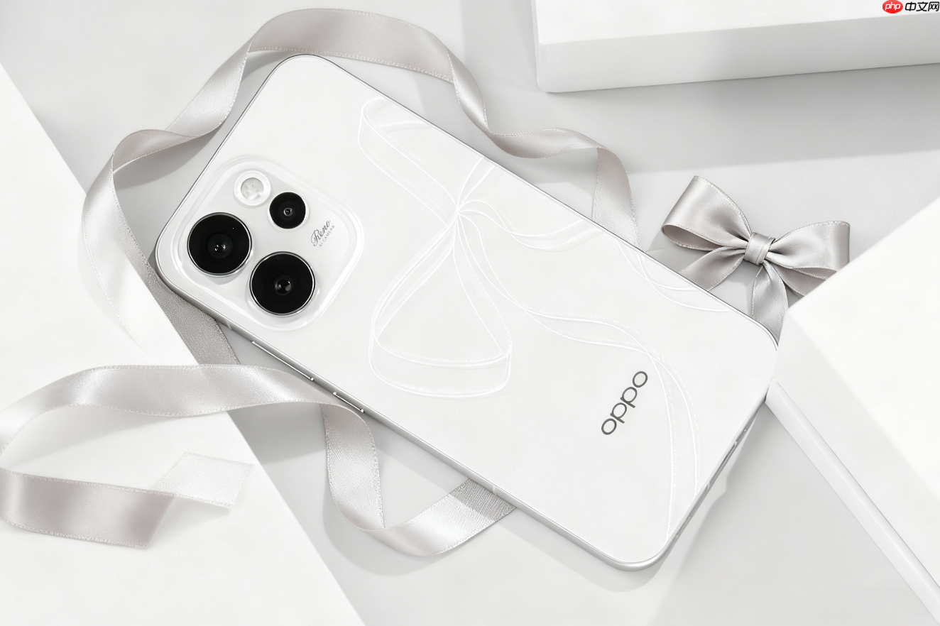 OPPO Reno15系列图赏:星光蝴蝶结 因你闪耀