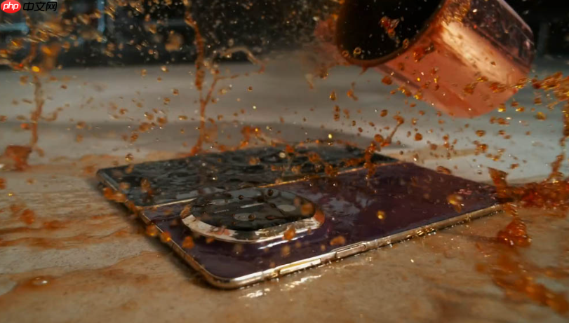80°C 热水沖淋、铁球撞击也无损,HUAWEI Mate X7 耐用性实测曝光!