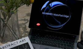 HUAWEI MatePad Edge 实机照全面曝光，极窄边框设计与专用键盘成焦点!