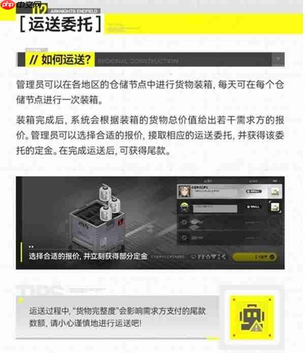 明日方舟终末地仓储节点介绍指南