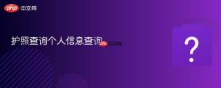 护照查询个人信息查询