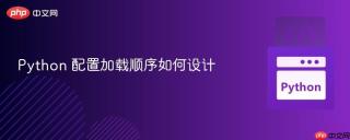 python 配置加载顺序如何设计