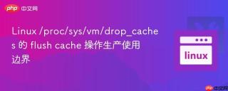 linux /proc/sys/vm/drop_caches 的 flush cache 操作生产使用边界
