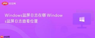 Windows蓝屏日志在哪 Windows蓝屏日志查看位置