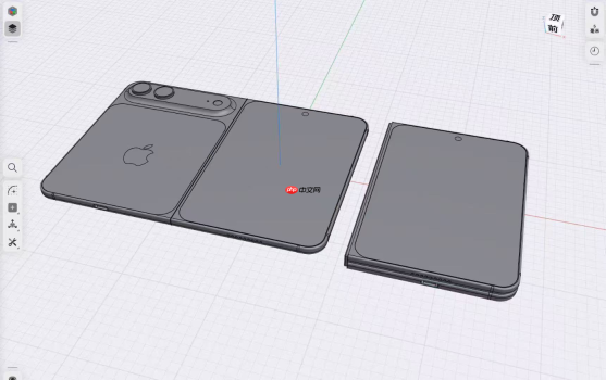 苹果iPhone Fold CAD渲染图曝光 预计2026年9月发布