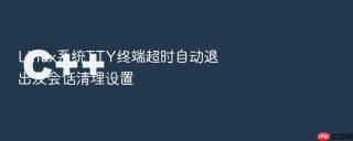 Linux系统TTY终端超时自动退出及会话清理设置