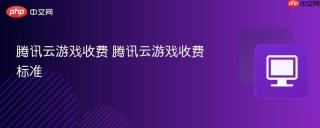 腾讯云游戏收费 腾讯云游戏收费标准